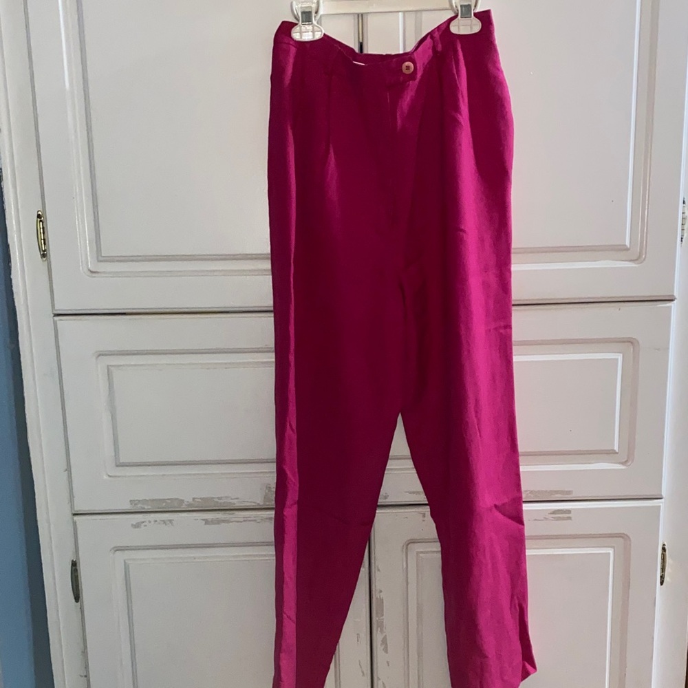 Talbots Vibrant Pink Trousers